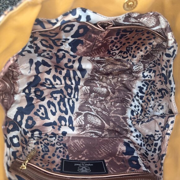 Sharif 1827 Snakeskin Print Shoulder Bag Embossed Vegan Leather NWT with Flaws - Picture 10 of 15